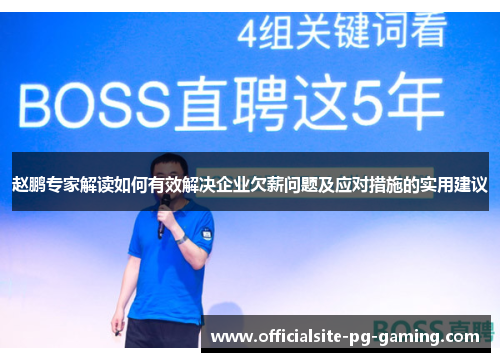 赵鹏专家解读如何有效解决企业欠薪问题及应对措施的实用建议